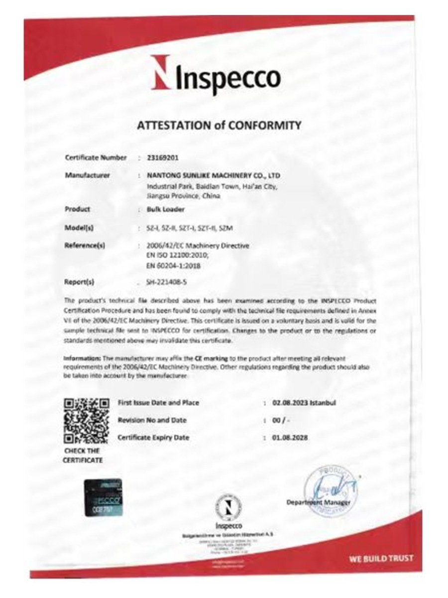 SUNLIKE quality credential 3