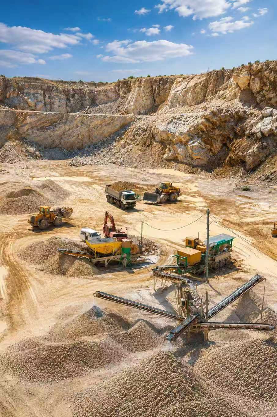 Mining bulk material handling systems