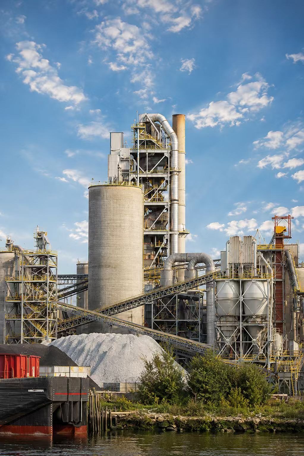 Cement bulk material handling systems